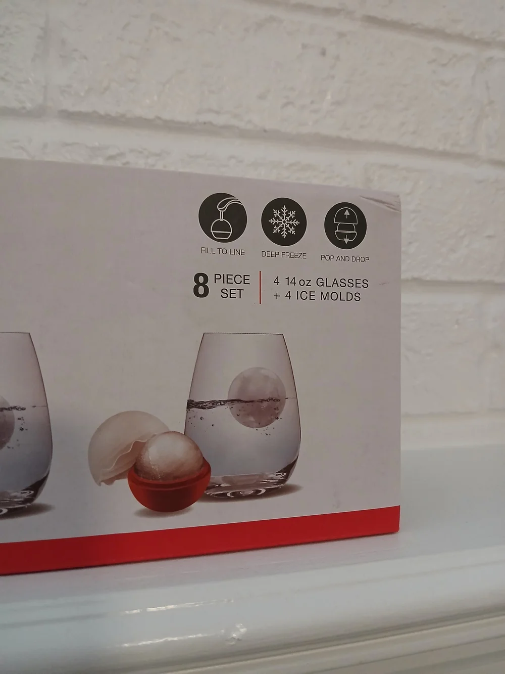 Silicone‎ Ice Ball Molds for Whiskey - Set of 4 Round ONLY/NIP